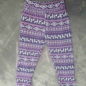 Girls Fleece Lined Leggings
